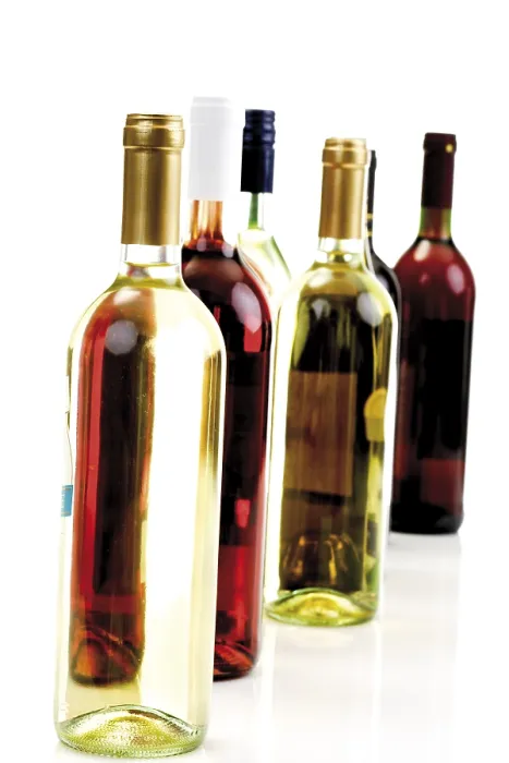 Gerahmter Druck : Flaschen Wein Gerahmter Druck : Flaschen Wein