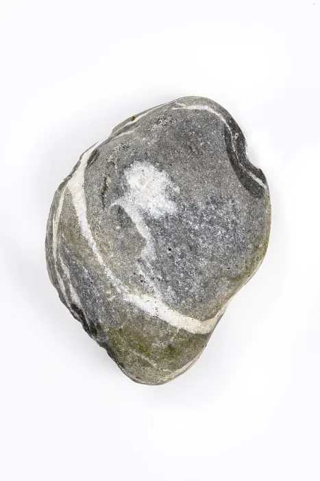 Gerahmter Druck : Boulder auf weißem Hintergrund Gerahmter Druck : Boulder auf weißem Hintergrund