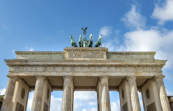 Gerahmter Druck : Brandenburger Tor mit Quadriga Gerahmter Druck : Brandenburger Tor mit Quadriga