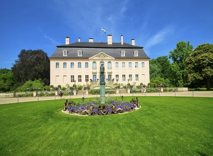 Gerahmter Druck : Schloss Branitz und Schlosspark Branitz Gerahmter Druck : Schloss Branitz und Schlosspark Branitz