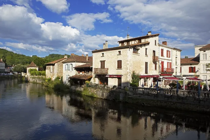 Gerahmter Druck : Brantôme an der Dronne Gerahmter Druck : Brantôme an der Dronne