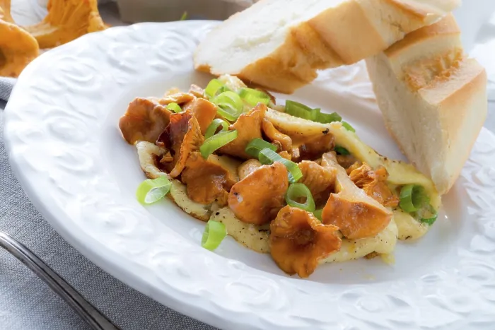 Gerahmter Druck : Frühstück omelett mit Champignons. Gerahmter Druck : Frühstück omelett mit Champignons.