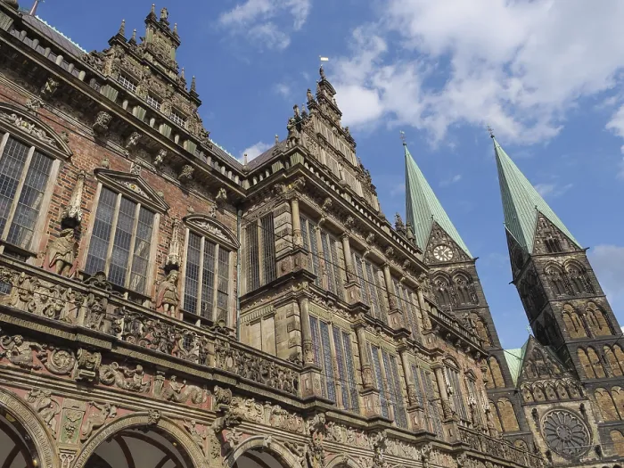 Gerahmter Druck : Bremen, Deutschland