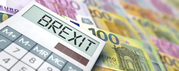 Gerahmter Druck : Brexit und Kosten Gerahmter Druck : Brexit und Kosten