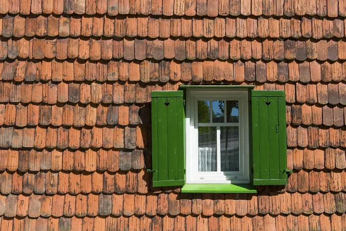 Gerahmter Druck : Backsteinfassade und Fenster, Lenzen. Gerahmter Druck : Backsteinfassade und Fenster, Lenzen.