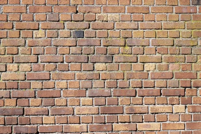 Gerahmter Druck : Ziegel, Ziegelfassade, Vollformat. Gerahmter Druck : Ziegel, Ziegelfassade, Vollformat.