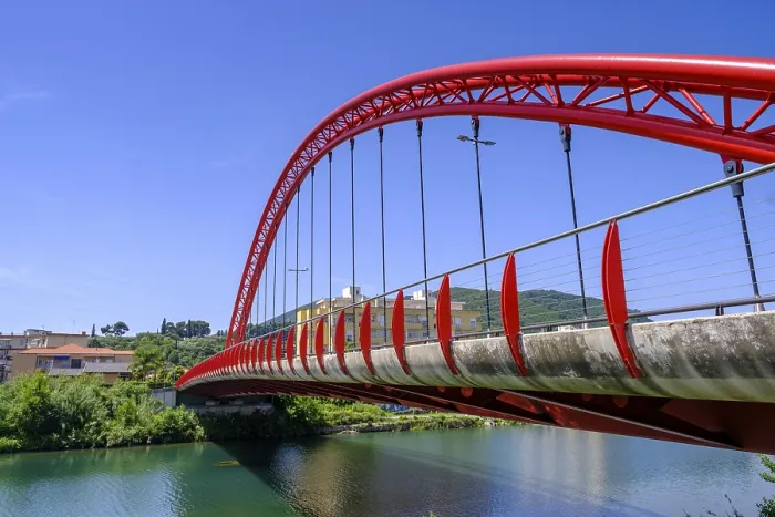 Gerahmter Druck : Brücke über den Centa, Albegna Gerahmter Druck : Brücke über den Centa, Albegna