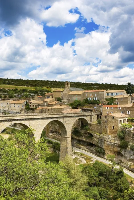 Gerahmter Druck : Brücke über die Cesse, Minerve Gerahmter Druck : Brücke über die Cesse, Minerve