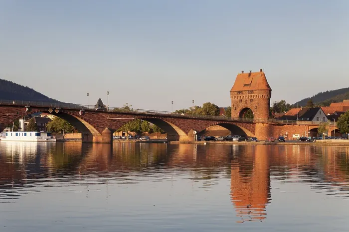 Gerahmter Druck : Brückentor auf der Mainbrücke Gerahmter Druck : Brückentor auf der Mainbrücke