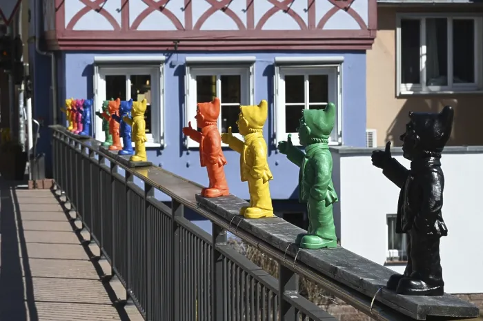Gerahmter Druck : Brücke in Wertheim Gerahmter Druck : Brücke in Wertheim