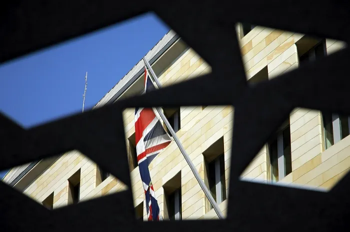 Gerahmter Druck : Britische Botschaft Gerahmter Druck : Britische Botschaft