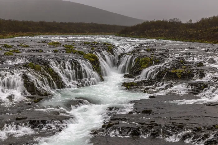 Gerahmter Druck : Bruarfoss, Island Gerahmter Druck : Bruarfoss, Island