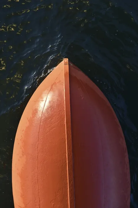 Gerahmter Druck : Bugwulst, Wulstbug, Bulb of a Ship Gerahmter Druck : Bugwulst, Wulstbug, Bulb of a Ship
