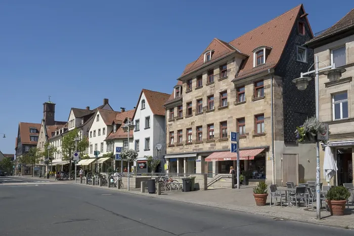 Gerahmter Druck : Auf dem Königstraße Gerahmter Druck : Auf dem Königstraße