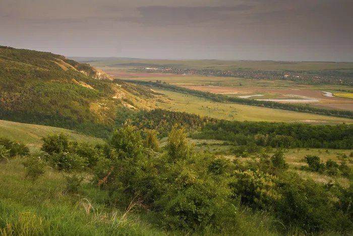 Gerahmter Druck : Bulgarien, Länder, Landschaft.