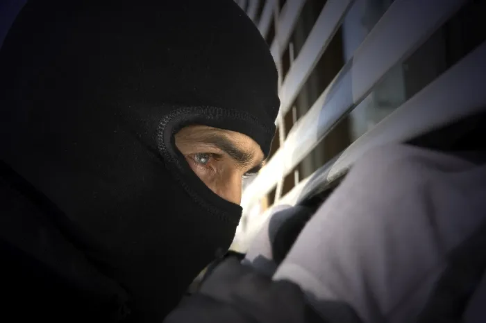 Gerahmter Druck : Burglar Gerahmter Druck : Burglar