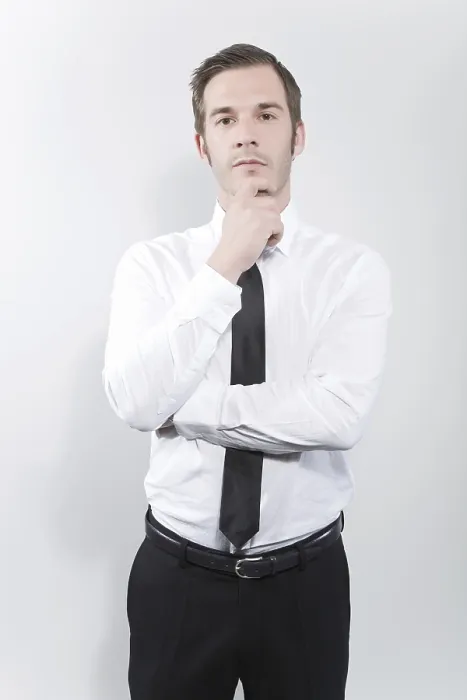 Gerahmter Druck : Businessman Gerahmter Druck : Businessman