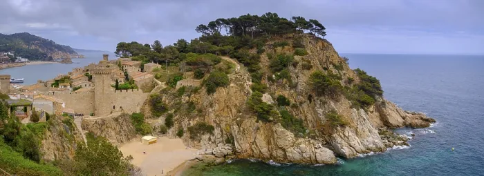 Gerahmter Druck : Bucht von Es Codolar, Tossa de Mar, Costa Brava Gerahmter Druck : Bucht von Es Codolar, Tossa de Mar, Costa Brava