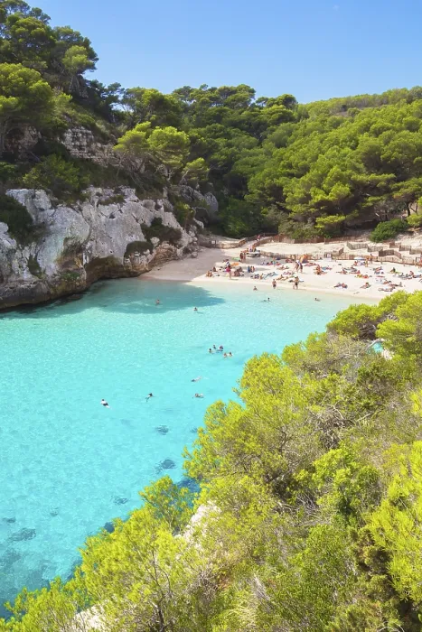 Gerahmter Druck : Cala Macarelleta, Menorca, Spanien Gerahmter Druck : Cala Macarelleta, Menorca, Spanien