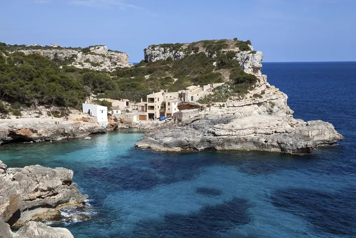 Gerahmter Druck : Cala S'Almunia, Sa Comuna Gerahmter Druck : Cala S'Almunia, Sa Comuna