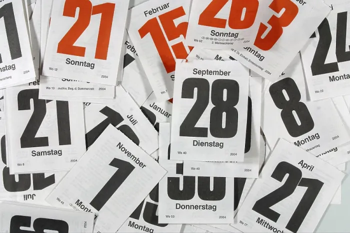 Gerahmter Druck : Kalenderblatt Gerahmter Druck : Kalenderblatt