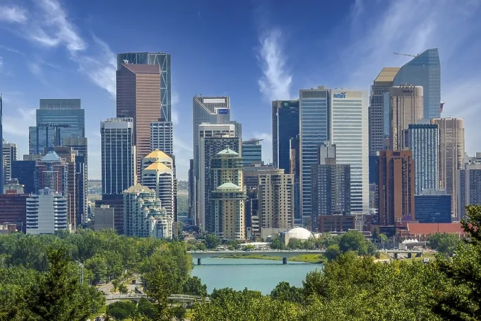 Gerahmter Druck : Calgary, Alberta, Kanada. 10. Juni 2023
