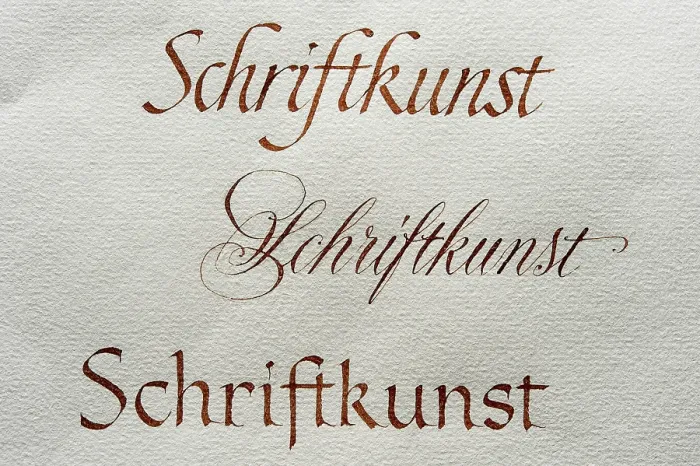 Gerahmter Druck : Kalligrafie-Studio, Schriftarten, Cancellaresca Gerahmter Druck : Kalligrafie-Studio, Schriftarten, Cancellaresca