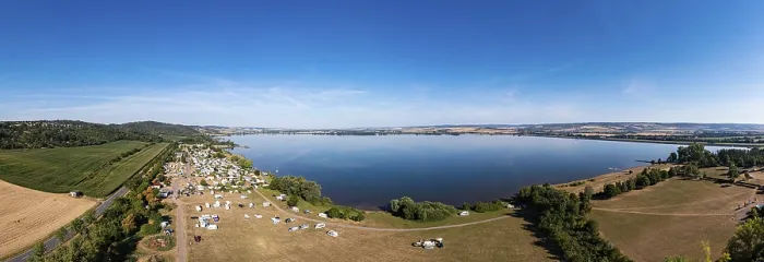 Gerahmter Druck : Campingplatz Stausee Kelbra Thüringen Gerahmter Druck : Campingplatz Stausee Kelbra Thüringen