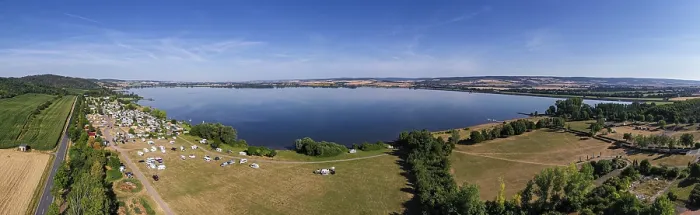 Gerahmter Druck : Campingplatz Stausee Kelbra Thüringen Gerahmter Druck : Campingplatz Stausee Kelbra Thüringen