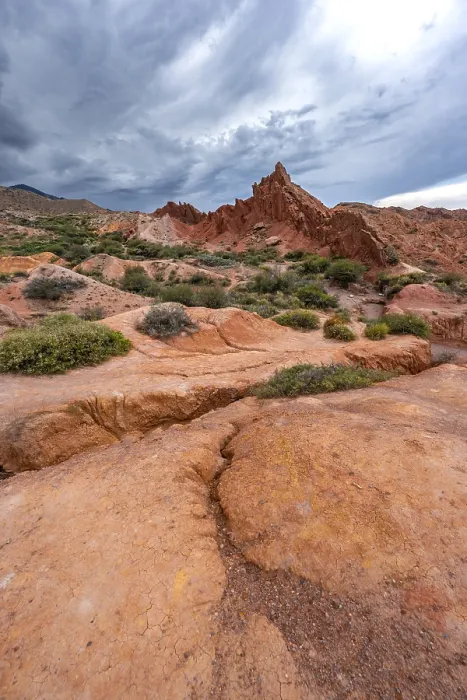 Gerahmter Druck : Kanjon erodierter Sandsteinformationen Gerahmter Druck : Kanjon erodierter Sandsteinformationen