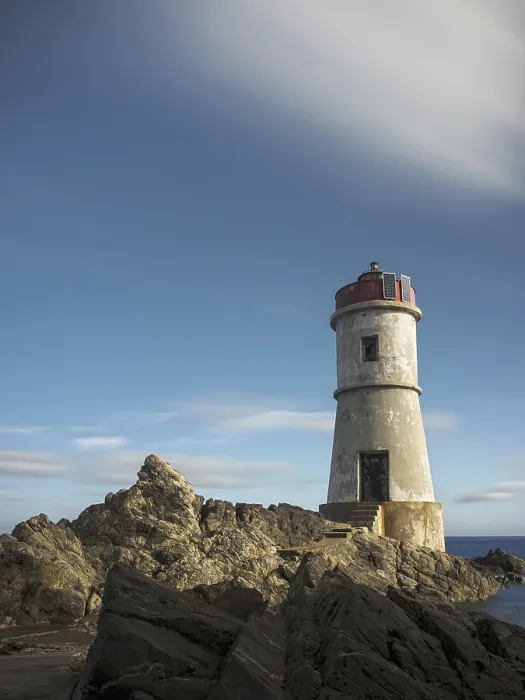 Gerahmter Druck : Leuchtturm Capo Ferro in Sardinien Gerahmter Druck : Leuchtturm Capo Ferro in Sardinien