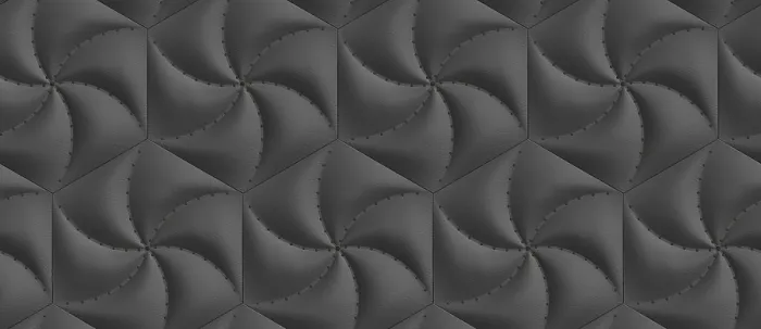 Gerahmter Druck : Geometrische Hexagontischmuster in 3D-Ansicht Gerahmter Druck : Geometrische Hexagontischmuster in 3D-Ansicht