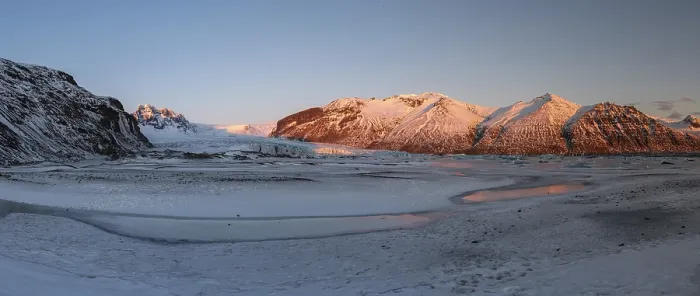 Gerahmter Druck : Berauschende Aussicht auf Skaftafell. Gerahmter Druck : Berauschende Aussicht auf Skaftafell.