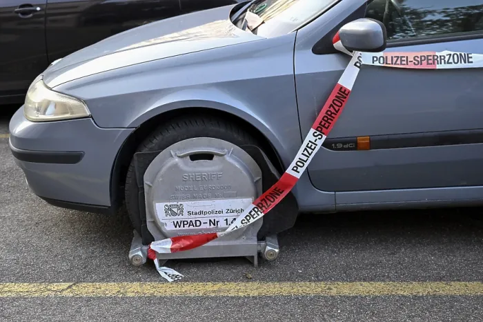 Gerahmter Druck : Fahrzeug-Sperreinheit