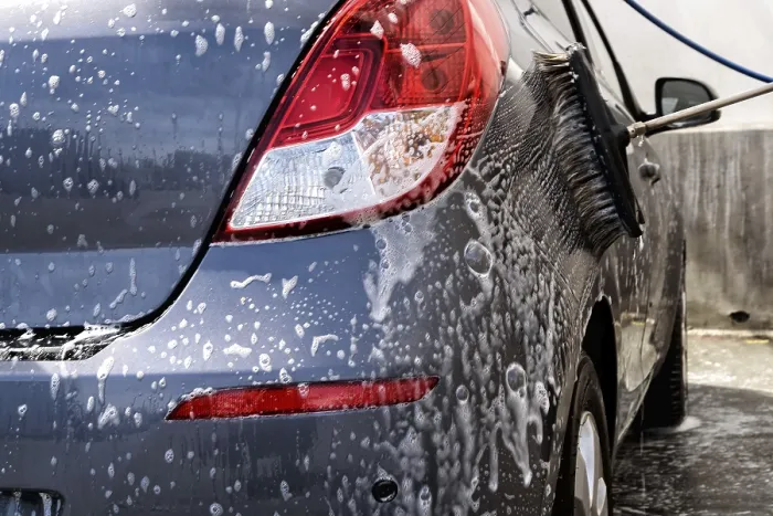 Gerahmter Druck : Autowaschanlage Gerahmter Druck : Autowaschanlage
