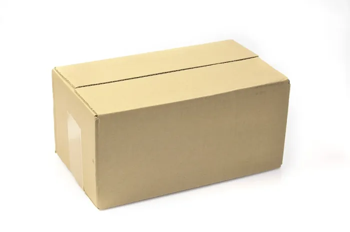 Gerahmter Druck : Kartonbox, Verpackung für einen Paket. Gerahmter Druck : Kartonbox, Verpackung für einen Paket.