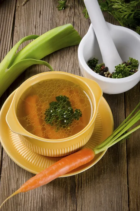 Gerahmter Druck : Karotten-Suppe