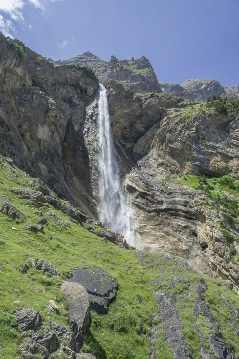 Gerahmter Druck : Kaskade von Marbore, Wasserfall Gerahmter Druck : Kaskade von Marbore, Wasserfall