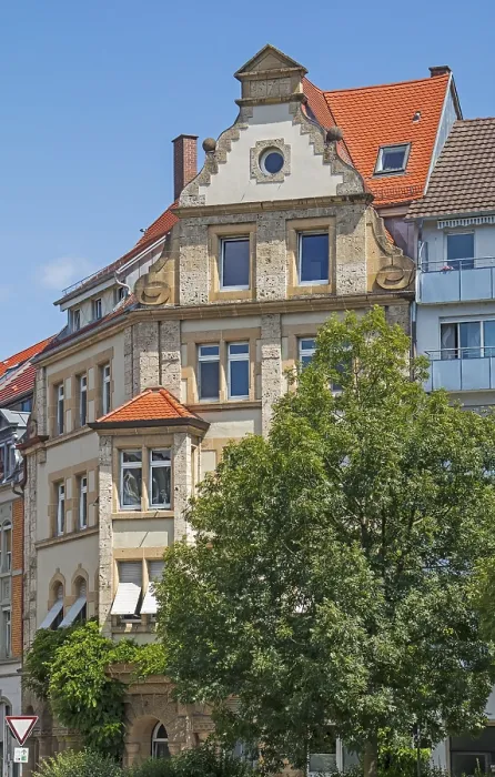Gerahmter Druck : Am Ebertplatz, Konstanz. Gerahmter Druck : Am Ebertplatz, Konstanz.