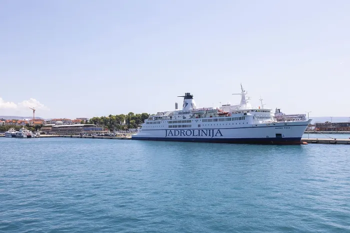 Gerahmter Druck : Fähre im Hafen von Split, Split Gerahmter Druck : Fähre im Hafen von Split, Split
