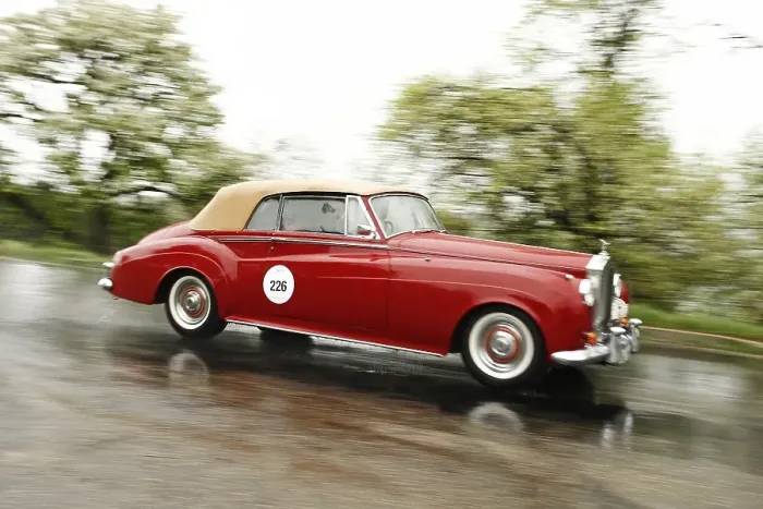 Gerahmter Druck : Rolls Royce Silver Cloud, gebaut 1959. Gerahmter Druck : Rolls Royce Silver Cloud, gebaut 1959.