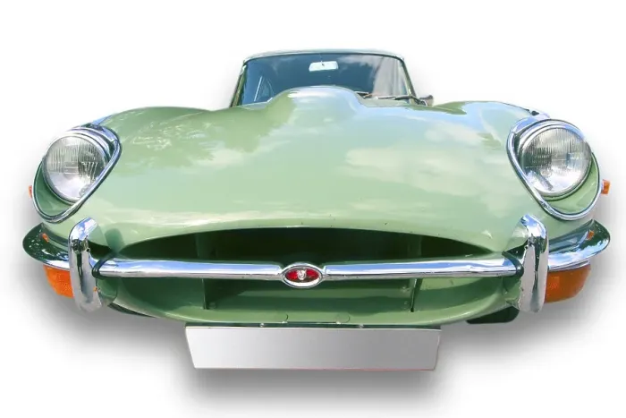 Gerahmter Druck : Jaguar E-Type Gerahmter Druck : Jaguar E-Type