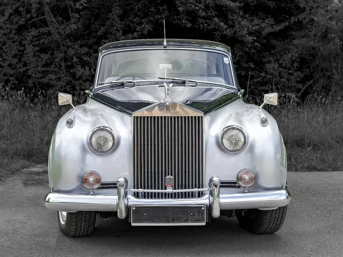 Gerahmter Druck : Rolls Royce Silver Shadow, gebaut 1960. Gerahmter Druck : Rolls Royce Silver Shadow, gebaut 1960.
