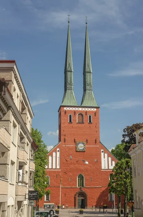 Gerahmter Druck : Die Kathedrale in Växjö. Gerahmter Druck : Die Kathedrale in Växjö.