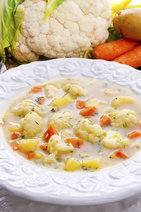 Gerahmter Druck : Kohlrouladen-Suppe Gerahmter Druck : Kohlrouladen-Suppe