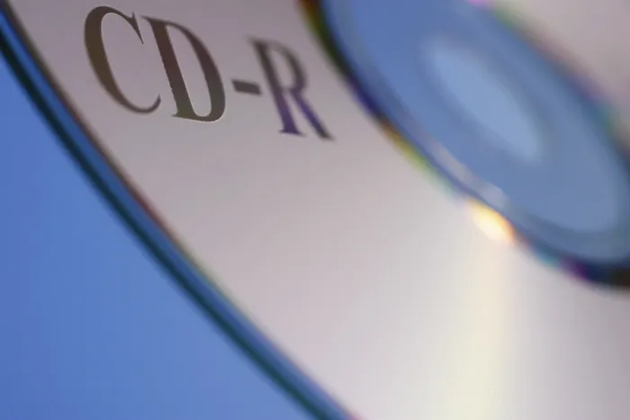 Gerahmter Druck : CD-R, Detail Gerahmter Druck : CD-R, Detail