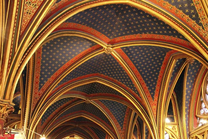 Gerahmter Druck : Dachbau, untere Kapelle oder Chapelle Basse. Gerahmter Druck : Dachbau, untere Kapelle oder Chapelle Basse.