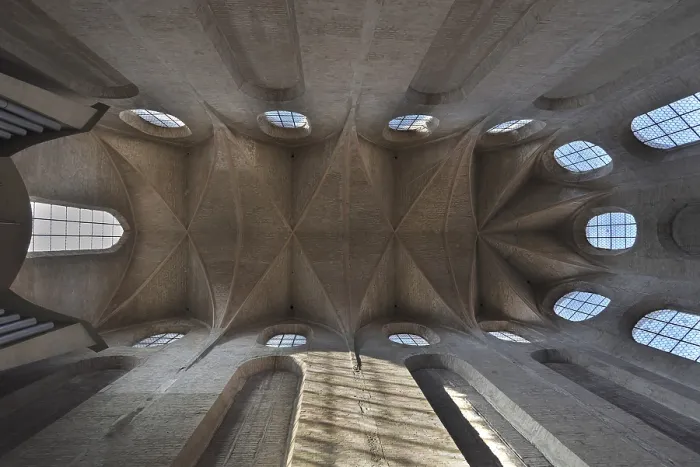 Gerahmter Druck : Dachgewölbe der Barfußerkirche Gerahmter Druck : Dachgewölbe der Barfußerkirche