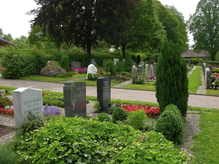 Gerahmter Druck : Cemetery Gerahmter Druck : Cemetery