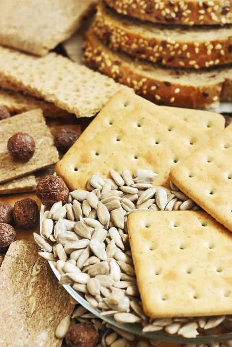 Gerahmter Druck : Haferprodukte gesundes Essen Gerahmter Druck : Haferprodukte gesundes Essen